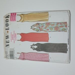 Rare Y2K New Look 6035 Womens Sewing Pattern 039363244236